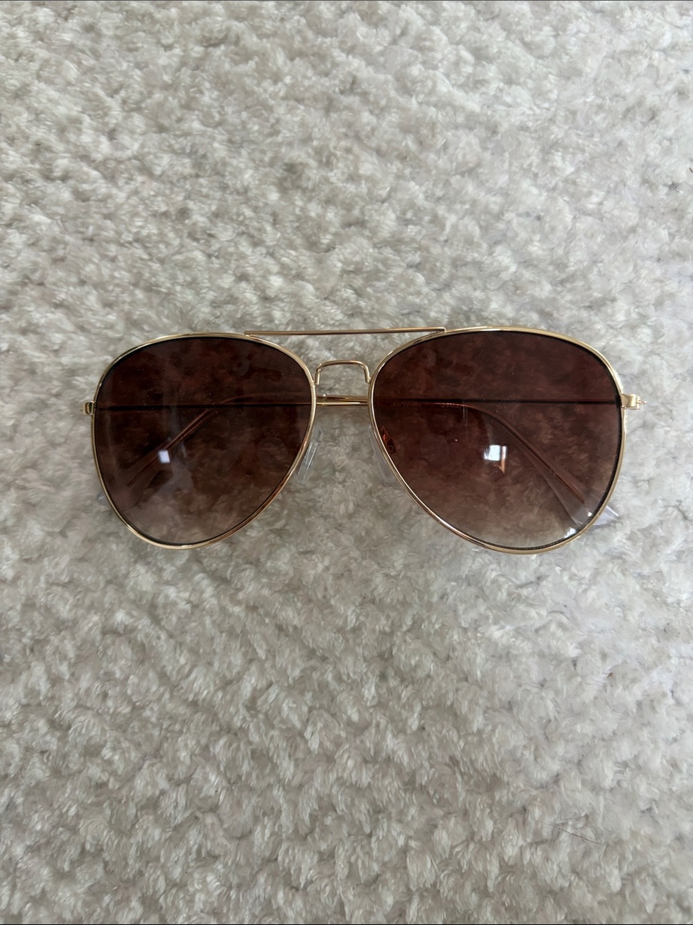 Vera Bradley Gold Frame Brown Lens Aviator Sunglasses - Women's